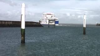 Wightlink Ferry Yarmouth Isle of Wight 2014 [upl. by Jana]