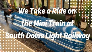 We take a ride on a Mini Train on South Downs Light Railway [upl. by Enomis]