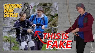 Abseiler debunks viral Bear Grylls video [upl. by Depoliti670]