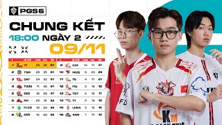 🏆 PGS 6 Chung Kết  Ngày 2 🇻🇳 CES 🇻🇳 TDT TWIS 🇰🇷 T1 🇰🇷 GEN FAZE TSM 🇨🇳 17 🇹🇭 T5 FLCN [upl. by Wanfried598]