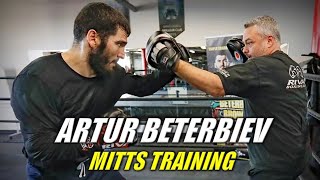 Artur Beterbiev Mitts Training [upl. by Oad]