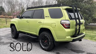 Saying goodbye to my LIME RUSH 2022 Toyota 4Runner TRD Pro… Sold [upl. by Claudine806]