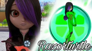 Razorturtle transformation Juleka with turtle miraculous Ladybug and Chat Noir season 5 FANMADE [upl. by Lavro]