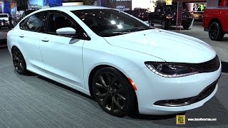 2017 Chrysler 200S Alloy Edition  Exterior and Interior Walkaround  2016 LA Auto Show [upl. by Atnod633]