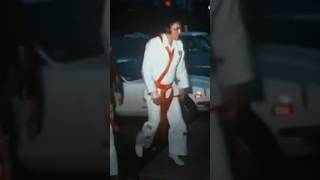 Elvis arrives at the Tennessee Karate Institute in Memphis 1974 elvis [upl. by Ehudd19]