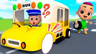 Wheels On The Bus  Baby Play Songs  RaydenCoco Nursery Rhymes amp Kids Songs [upl. by Iohk]