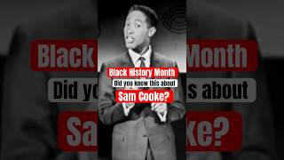 Did you know this about Sam Cooke shorts blackhistorymonth samcooke blackhistory soul music [upl. by Haisoj]