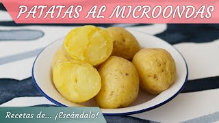 PATATAS AL MICROONDAS conoce todos los TRUCOS para que queden perfectas [upl. by Nnair788]