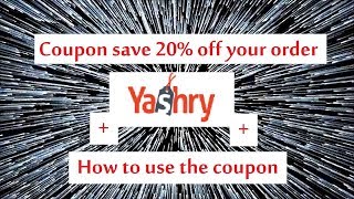 Yashry coupon save 20 off your order [upl. by Irami]