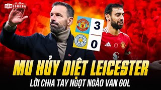 MU HỦY DIỆT LEICESTER DI SẢN VAN NISTELROOY ĐỂ LẠI QUỶ ĐỎ ĐẾM NGÀY HỒI SINH VỚI NGƯỜI KẾ THỪA [upl. by Derina]