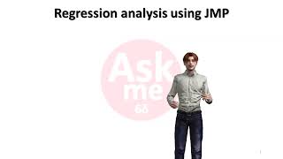 Regression analysis using JMP [upl. by Mcdermott]