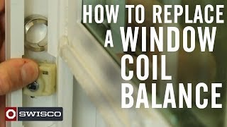 How to replace a window coil balance [upl. by Aleira]