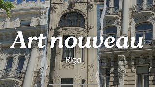 Art nouveau architecture in Riga [upl. by Bunting110]