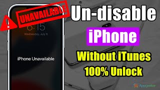 How to Undisable iPhone Without iTunes iPhone Unavailable Security Lockout Undisable In Minutes [upl. by Lesslie]