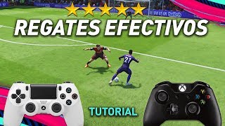 Los REGATES MÁS EFECTIVOS de FIFA 19  TUTORIAL [upl. by Olegnalehcim]