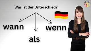 Wann wenn oder als  Verwendung Tipps und Beispiele 💪learngerman deutschlernen deutschkurs [upl. by Glover211]