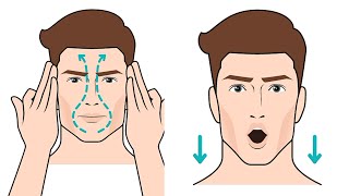 Jawline Exercises for Men  jawline exercises  double chin exercises  facial exercises [upl. by Auqenat]