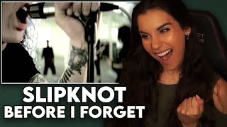 THIS GOES HARD First Time Reaction to Slipknot  quotBefore I Forgetquot [upl. by Aeriell]