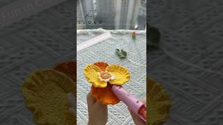 Corn Poppy crochet tutorial crochetfun [upl. by Dearden]