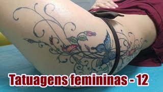 Tatuagens femininas  12 Tatuagens grandes By Jackson Baltazar Moraes [upl. by Leummas351]