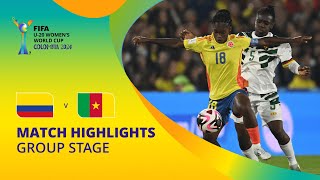 Colombia v Cameroon  FIFA U20 Womens World Cup Colombia 2024  Match Highlights [upl. by Ramirol670]