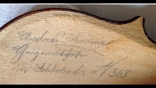 ♪♫ Fine old German Maggini violin ANDREAS SANDNER バイオリン скрипка 125 [upl. by Champ]