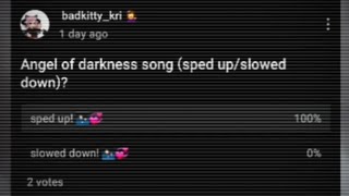 😇🖤Angel of darkness 😇🖤 sped up [upl. by Adiaz]