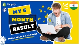 From ₹5 Lakh Ad Spend to ₹55 Lakh in Sales – My Shopify Results Revealed [upl. by Samal697]