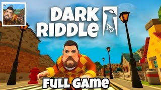 Dark Riddle first version  Full game [upl. by Yesrod352]