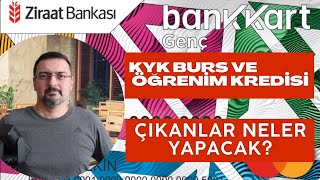 KYK BURS VE ÖĞRENİM KREDİSİ ÇIKANLAR NELER YAPACAKLAR GSB BURS [upl. by Aneetsirk567]