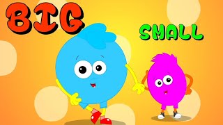 Opposite Song Nursery Rhymes and Learning Videos for Kids [upl. by Arted]