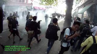 Blast Ball Crowd Control Seattle Police [upl. by Romito713]