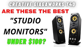 Cheap quotStudio Monitorsquot Creative Gigaworks T40 Speakers the Best Value for Audio Production [upl. by Bertasi769]