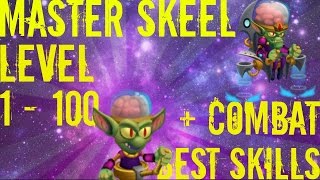 Monster Legends  Master Skeel  Level 1 to 100 [upl. by Leunamesoj9]