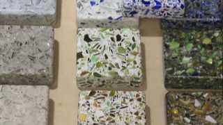 EcoFriendly Countertops  Recycled Glass amp Concrete Counters  Austin TX [upl. by Leontine96]