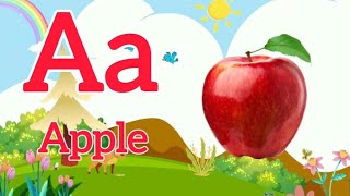 🍎A for apple  🍎 abcd  phonics song  a for apple b for ball c for cat  💯abcd song 💯 abcde🍎 [upl. by Pages]