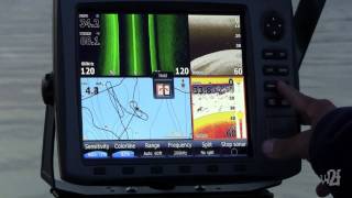 Lowrance HDS  Viewing Multiple Panels [upl. by Ecirtael]