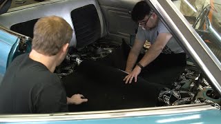 How to install a new carpet Kit in your Classic Car  Hagerty DIY [upl. by Latashia829]