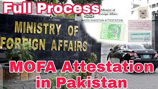 MOFA Attestation  Ministery of Foreign Affairs attestation Process 2024  How to Attest Documents [upl. by Randene]