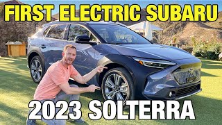 2023 Subaru Solterra First Look  Subarus First AllElectric Vehicle  Price Range Interior [upl. by Adiam]