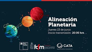 ¡En vivo Charla online La gran alineación de los planetas [upl. by Standley]