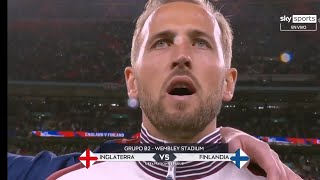 England vs Finland National Anthem  UEFA Nations League 202425 [upl. by Morven]