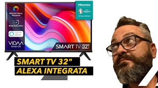 SMART TV 32quot HISENSE COMANDI VOCALI CON ALEXA GUIDA ALLA CONFIGURAZIONE [upl. by Arabeila36]