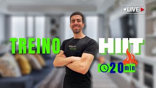 Treino Hiit para EMAGRECER  Live treino completa [upl. by Ellenhoj]