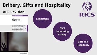 Bribery in the Construction Industry  RICS APC Revision [upl. by Ille122]