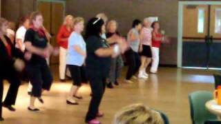 Dancing Queen with Avette TorrenteWarrior and Gramma Jones Line dance [upl. by Berry254]