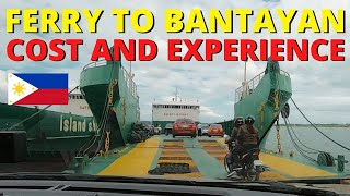 Cost to Bring Your Car to Bantayan Island  Ferry Ride in Cebu Philippines  Hagnaya Port [upl. by Asyar]