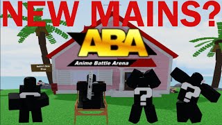 Who will be my new mains  Roblox ABA [upl. by Serra]