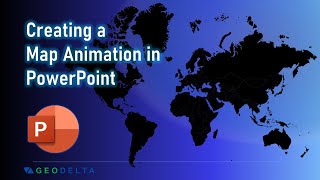 Making a Map Animation using Microsoft PowerPoint [upl. by Walcoff]