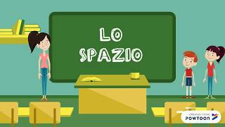 LO SPAZIO  GEOGRAFIA  CLASSE PRIMA [upl. by Lenrad]